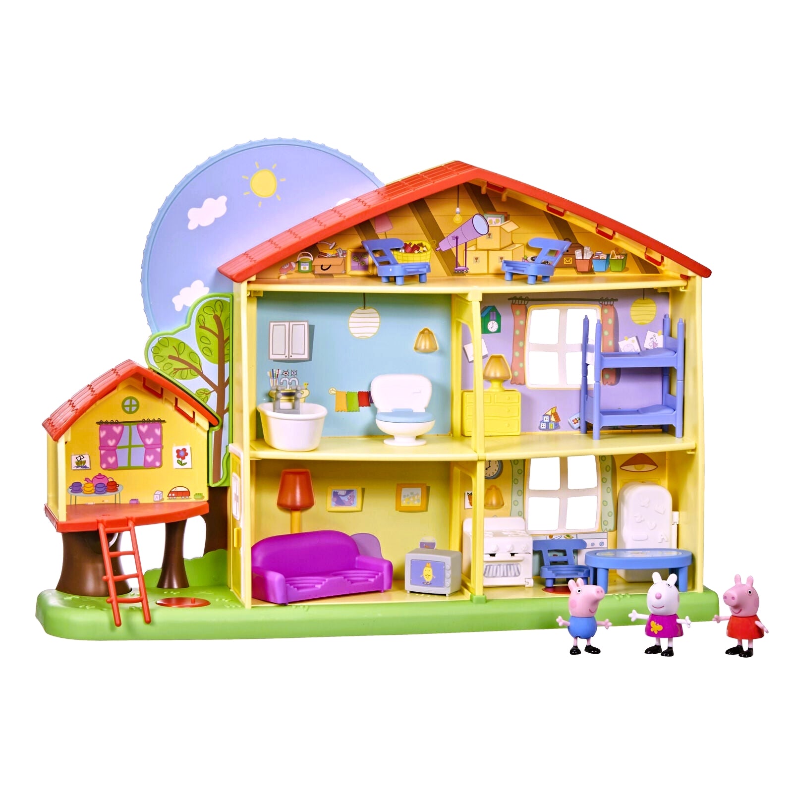 Juguete Hasbro Set La Casa De Peppa Pig - 7 Accesorios